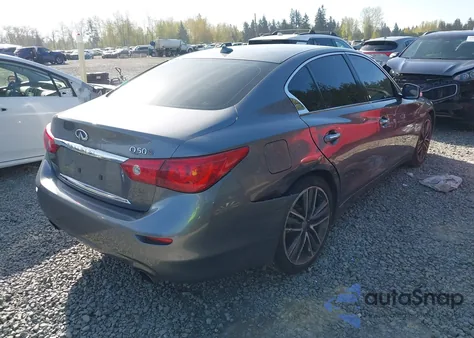 2014 Infiniti Q50 Sport from USA, damaged, VIN JN1BV7AP5EM676476